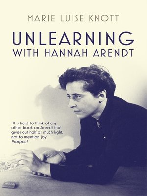 cover image of Unlearning with Hannah Arendt